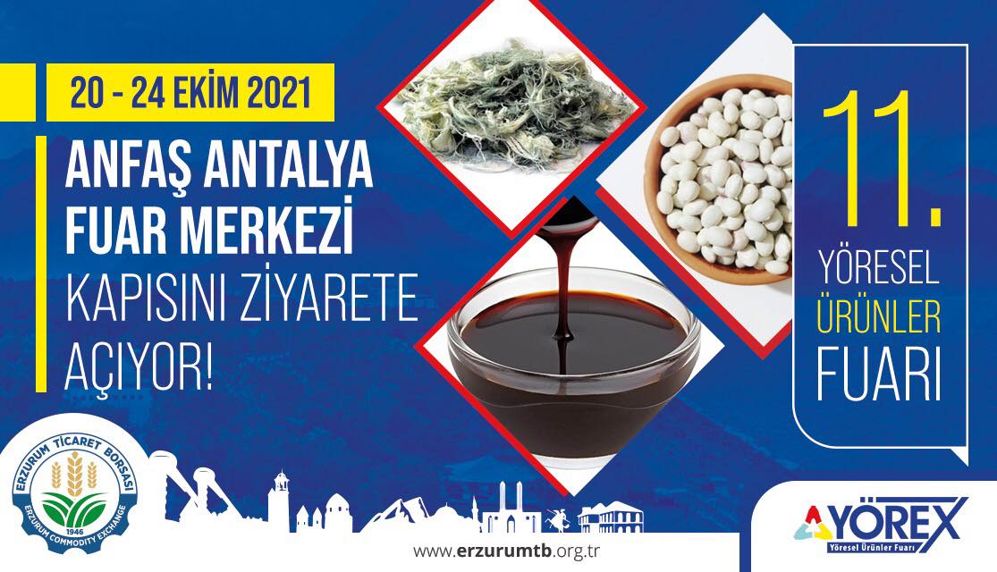 11. Antalya Yörex Yöresel Ürünler Fuarındayız