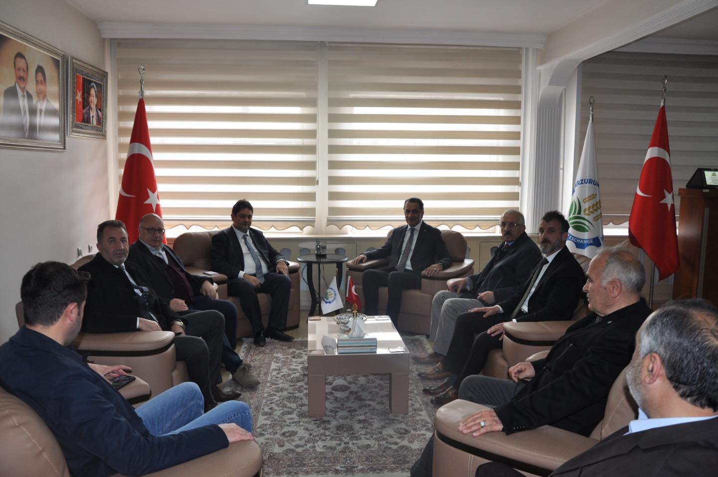 Millet İttifakı Erzurum Milletvekili Adaylarından Başkan Oral'a Ziyaret