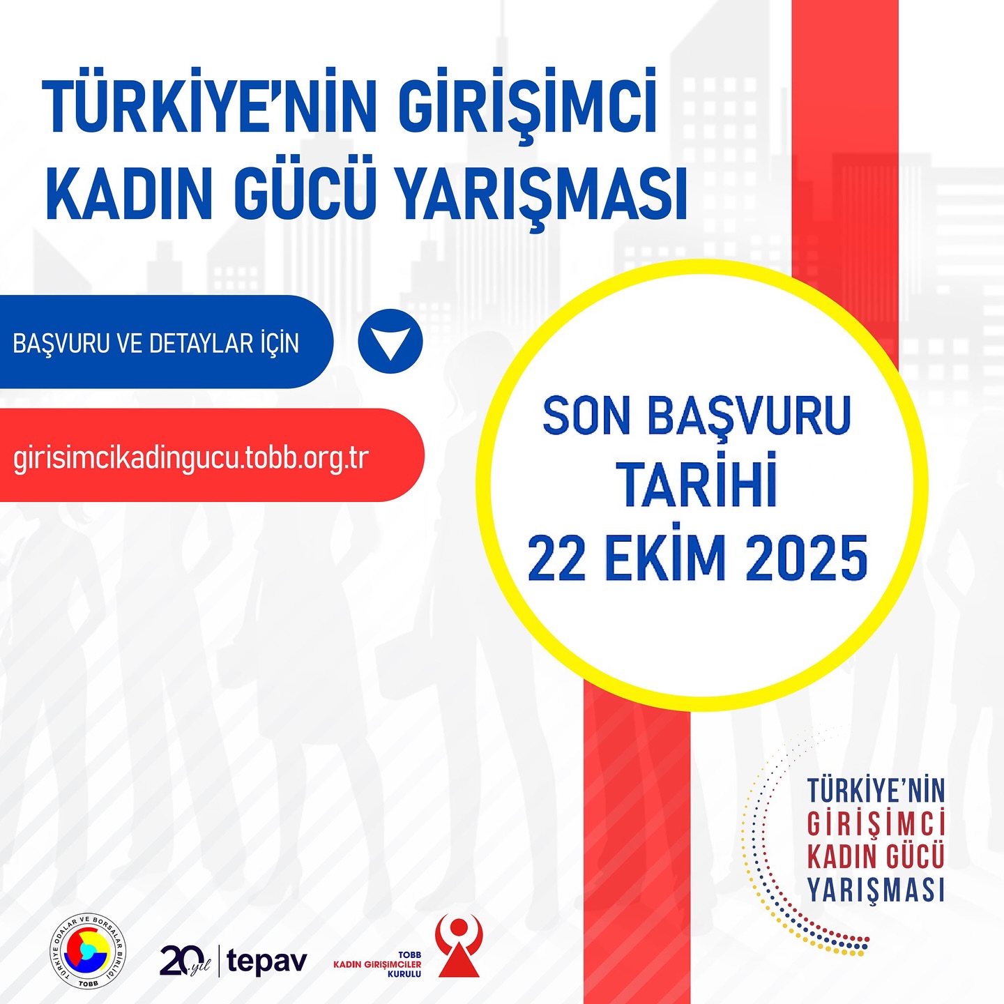 Türkiye’nin Girişimci Kadın Gücü Yarışması”nda 4. Dönem Başvuruları Başladı.