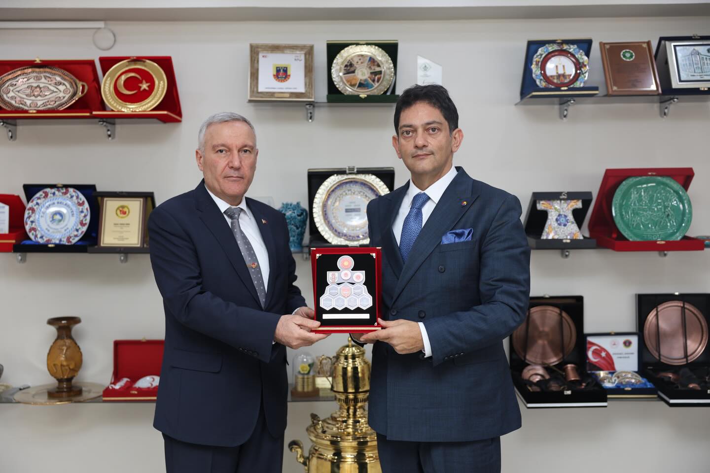 Erzurum Ticaret Borsası’nda TSKGV ile Stratejik İş Birliği Görüşmesi