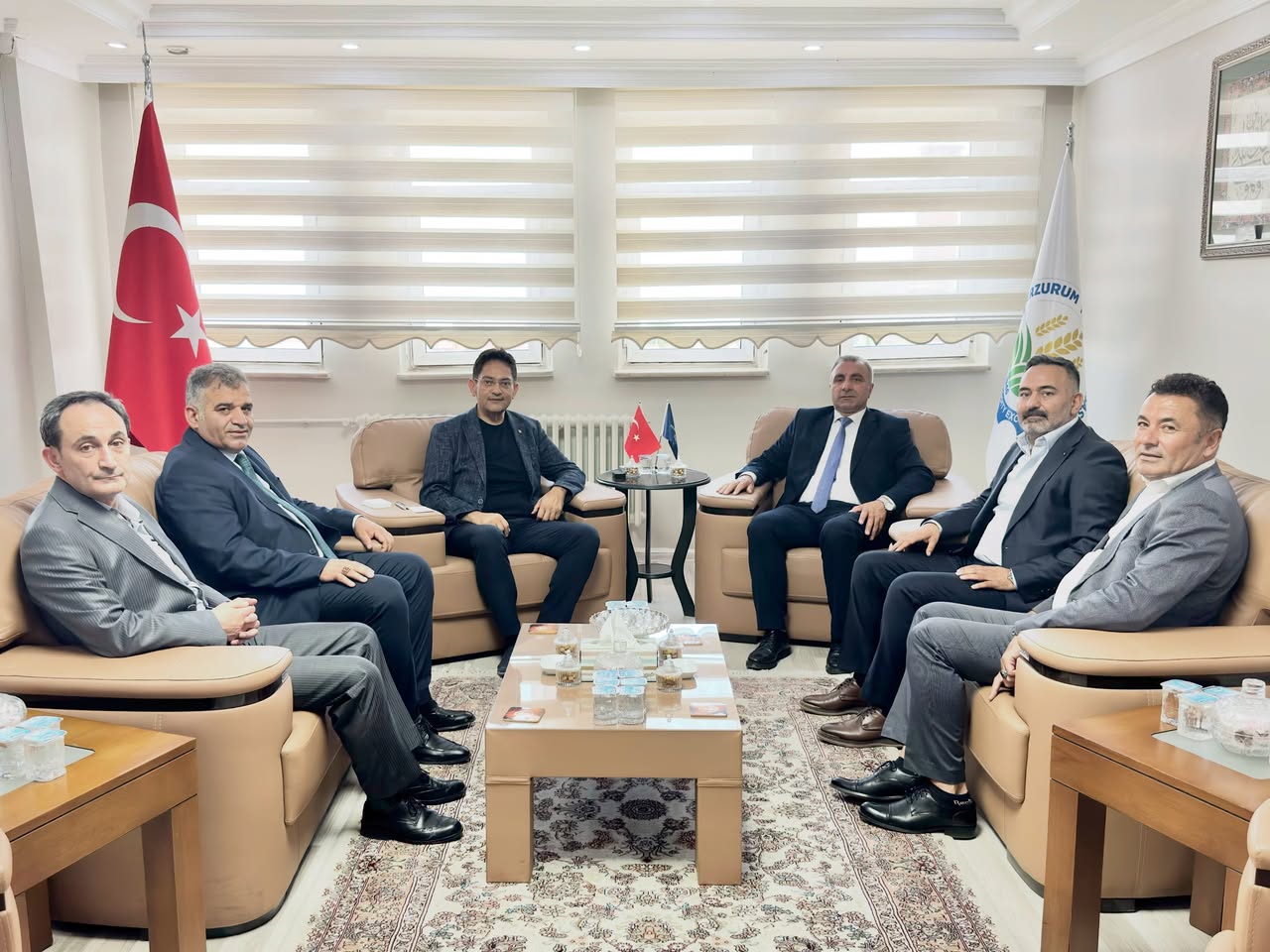 Ankara Erzurum Dernekler Federasyonu’ndan Başkanımız Hakan Oral’a Ziyaret